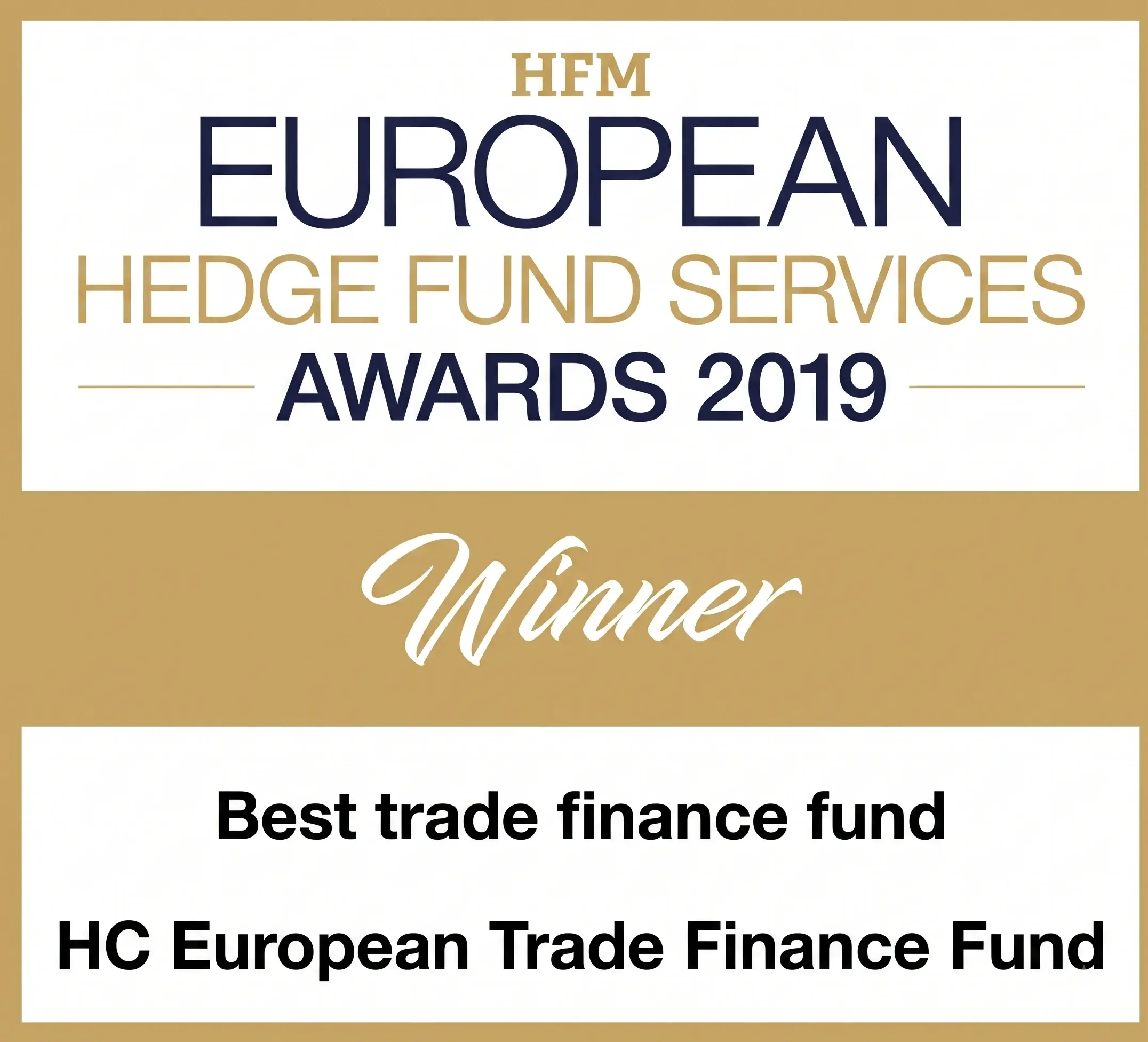 European Hedge Fund Services Awards 2019